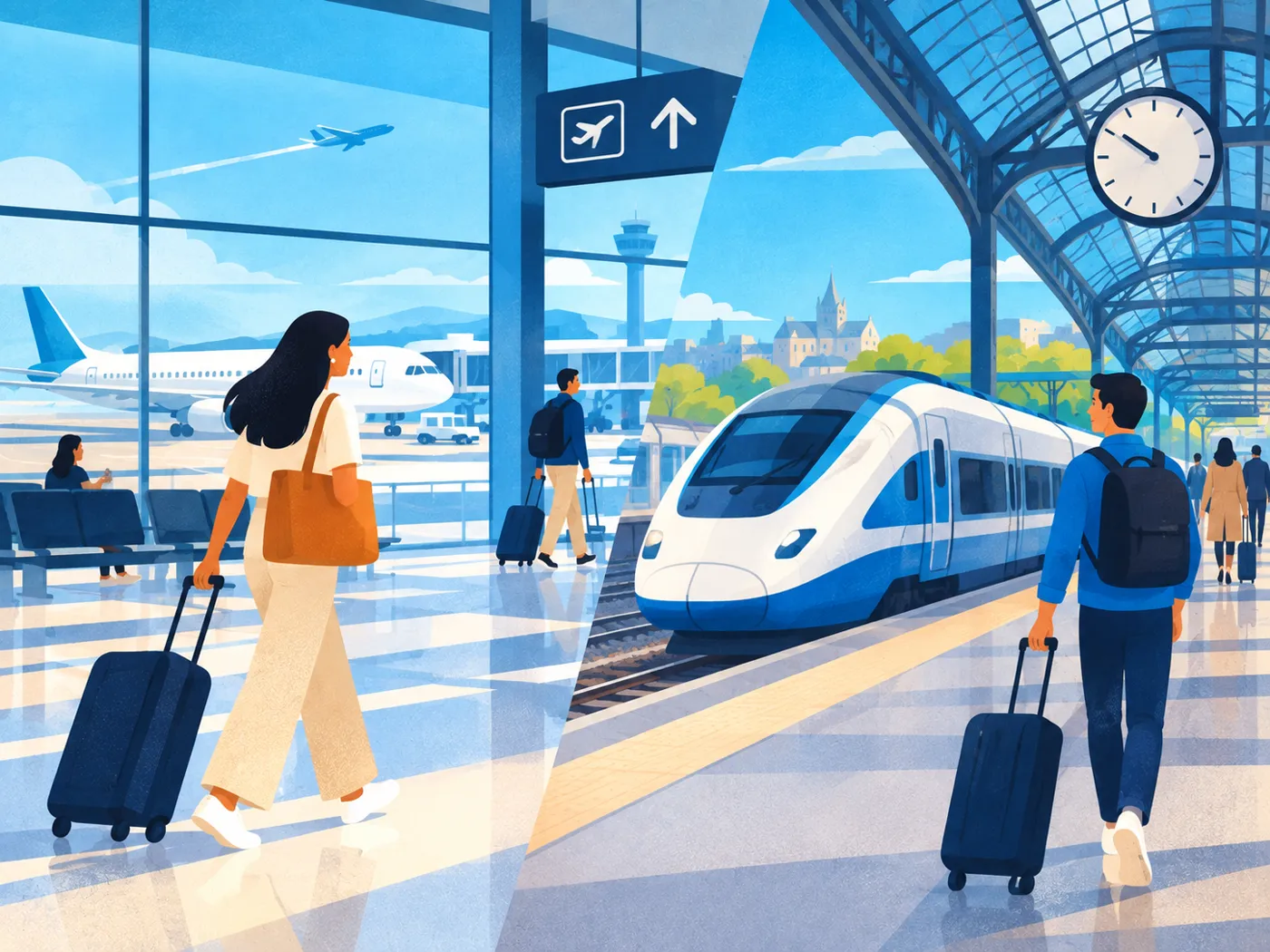 Transfert aéroport et gare avec Travioo